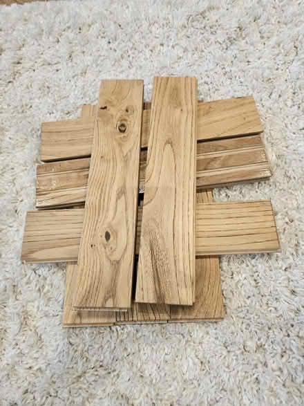 Photo of free 6 x tongue and groove wood planks (Chappel Allerton LS7) #1