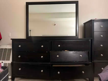 Photo of free Dresser with Mirror,Queen Bed (N De Anza Blvd) #4