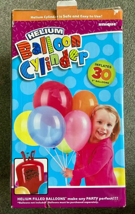 Photo of free silver balloons and helium (Kirkley NR33) #2