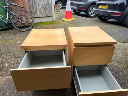 Photo of free Pair of two drawer side cabinets (Bexleyheath) #2