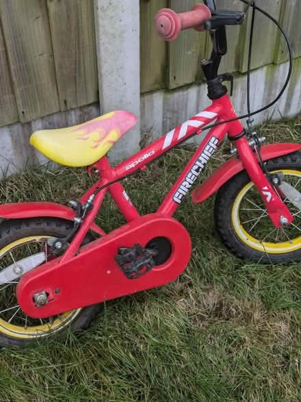 Photo of free Little Boy's First Bike, 12" Wheels, Fireman Themed (Kilnhouse Estate FY8) #3