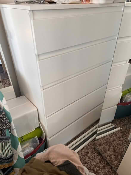 Photo of free White chest of drawers (Landport BN7) #1