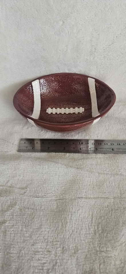 Photo of free Ceramic football bowl (Rosedale) #2