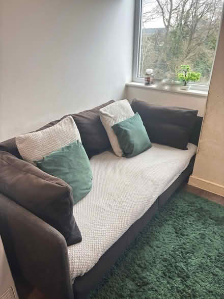 Photo of free 2x brown 3 seater sofas (Three Bridges RH10) #1