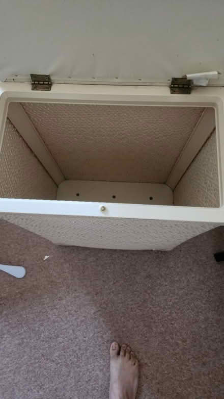 Photo of free White rattan laundry basket (Ham TW10) #2