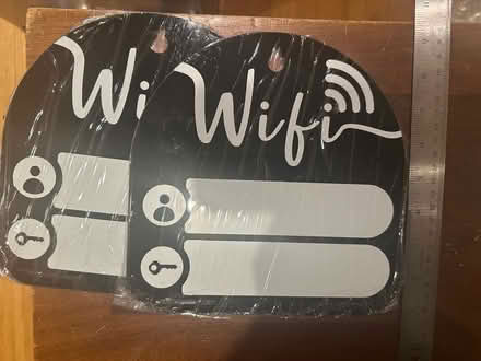 Photo of free WiFi password plaques (Los Gatos 95032) #1