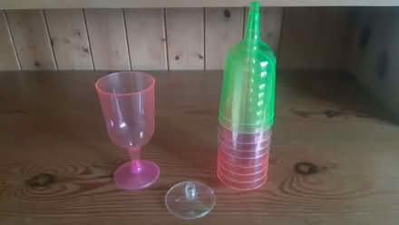 Photo of free Plastic Party / BBQ Champagne Flutes (CT10) #1