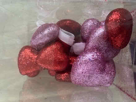Photo of free glitter decoration hearts (Lawrence/ El Camino Real) #1