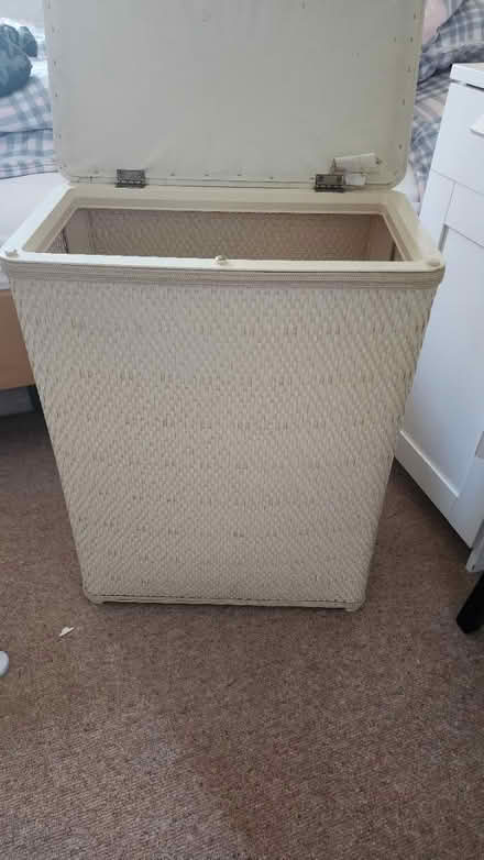 Photo of free White rattan laundry basket (Ham TW10) #3