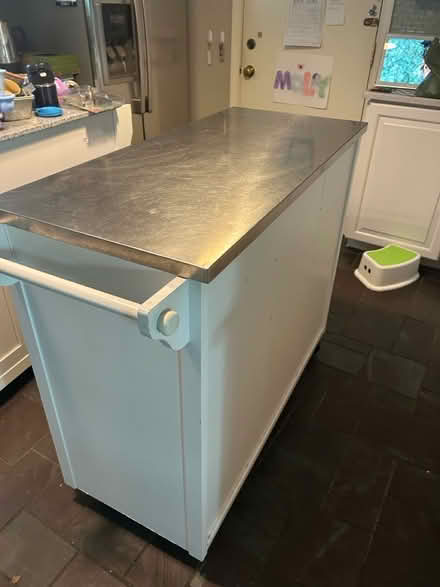 Photo of free Kitchen cart/island stainless steel (Arlington Heights) #2