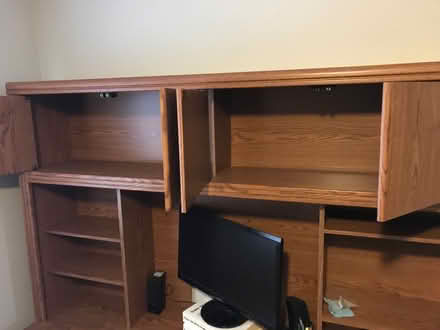 Photo of free Desk with extra storage (Plymouth, MI) #4