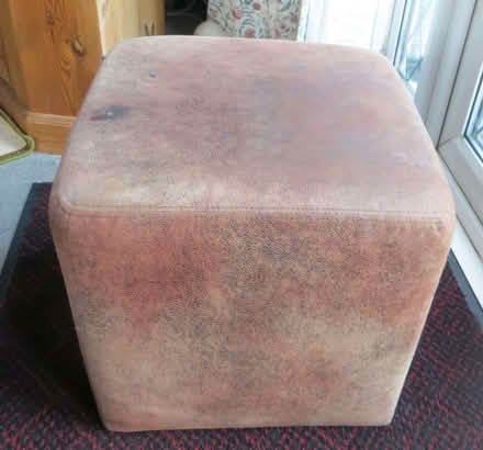 Photo of free Suede style pouffe (Ferring BN12) #1