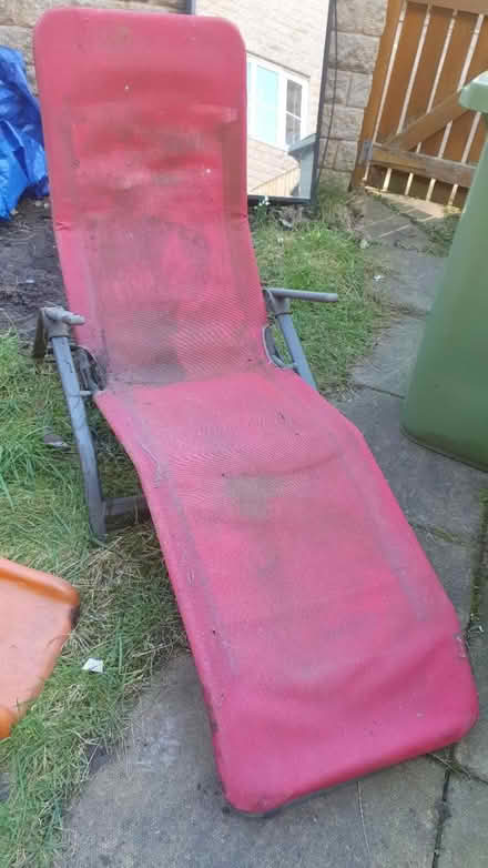 Photo of free Garden Recliner (WF13 Bradford Rd Dewsbury) #1