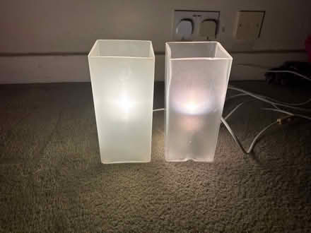 Photo of free Ikea glass lamps (HP16) #1