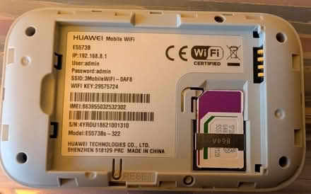 Photo of free Huawei mobile Wi-Fi, model E5573Bs-322 (EH6) #3