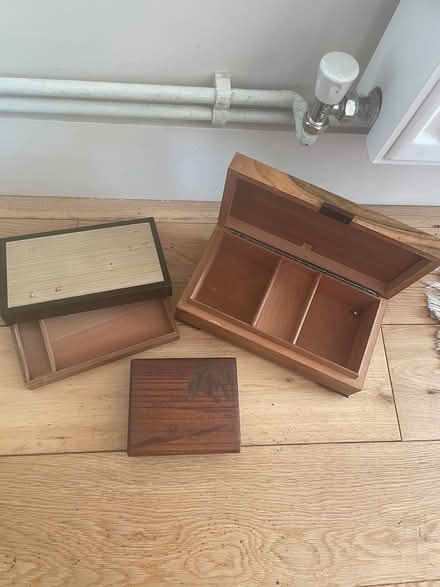 Photo of free 3 wooden boxes (ME13) #1