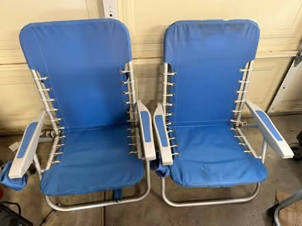 Photo of free Beach chairs (Campbell) #1