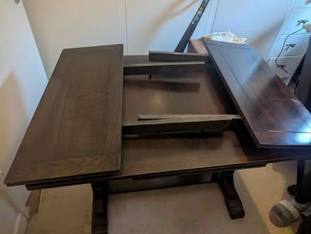 Photo of free Extendable dining room table (Deansgrange, dublin) #1