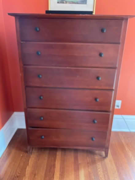 Photo of free Tall chest of drawers (Madison, NJ) #1