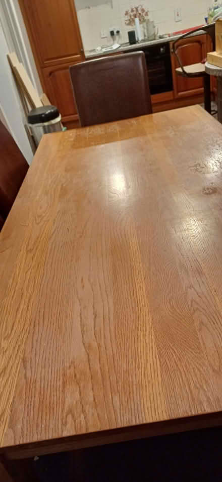 Photo of free dining table and six chairs (BT10) #1