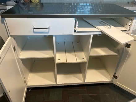 Photo of free Kitchen cart/island stainless steel (Arlington Heights) #1