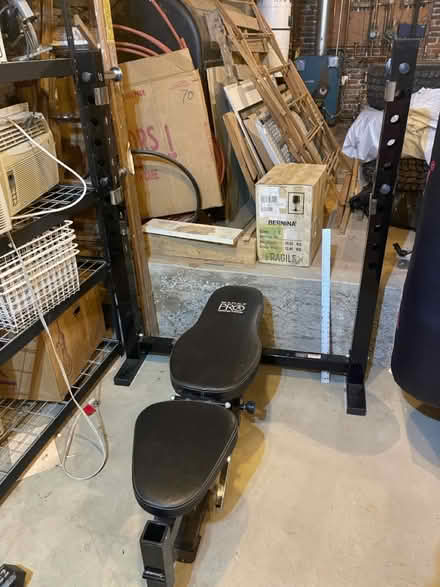 Photo of free Squat rack adjustable bench (Montague Center) #1