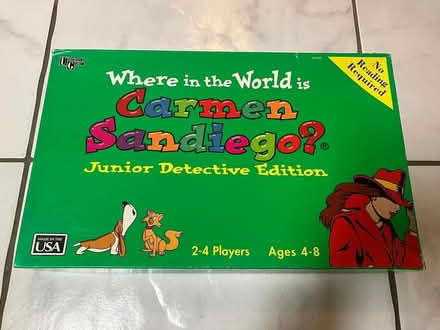 Photo of free Carmen Sandiego Game (Cupertino De anza) #1