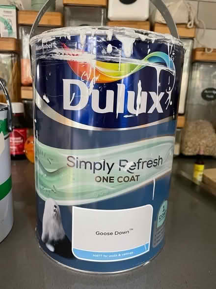 Photo of free Dulux one coat Matt paint, Goose down, 2.5L (Fort Kinnaird EH15) #1