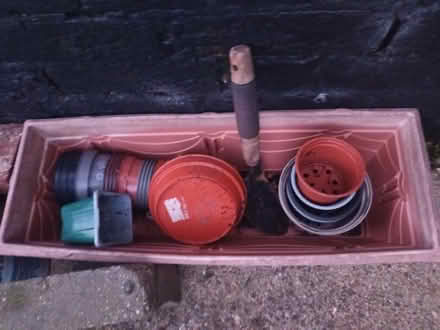 Photo of free Garden pots and a trowel (Carlton) #1