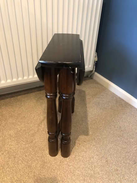 Photo of free Small folding round side table (Knuts) #2