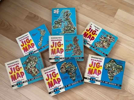 Photo of free 7 Vintage Jigmap jigsaws (Bramhall SK7) #1