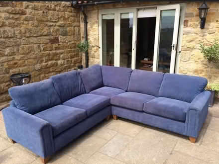 Photo of free Blue Corner sofa (B23) #1