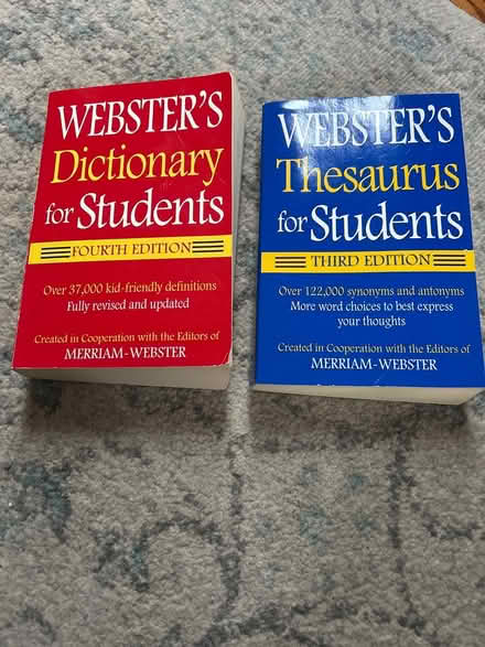 Photo of free Old school Dictionary/ thesaurus (Randolph NJ) #1