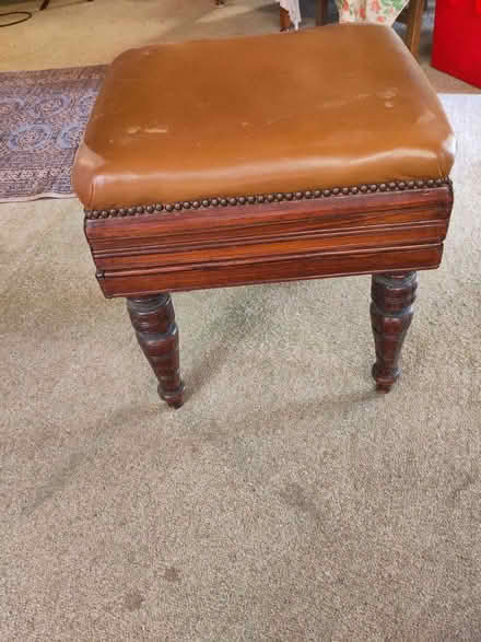 Photo of free Leather piano stool (Radley) #1