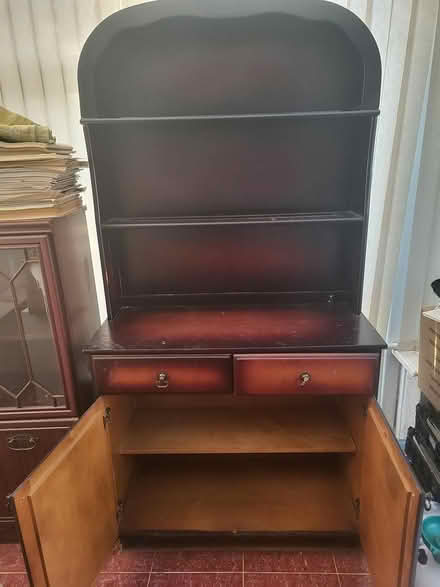 Photo of free Dark wood living room dresser (L36) #1