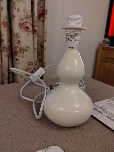 Photo of free Cream lamp base (Irby CH61) #1