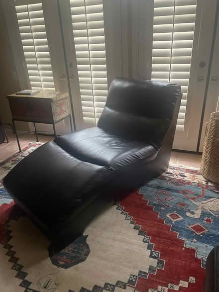 Photo of free Chaise Lounge - leather (Carmel Valley) #1