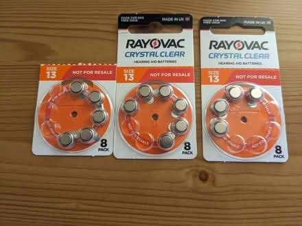 Photo of free Part-used packs of size 13 Hearing Aid Batteries (Emmer Green RG4) #1