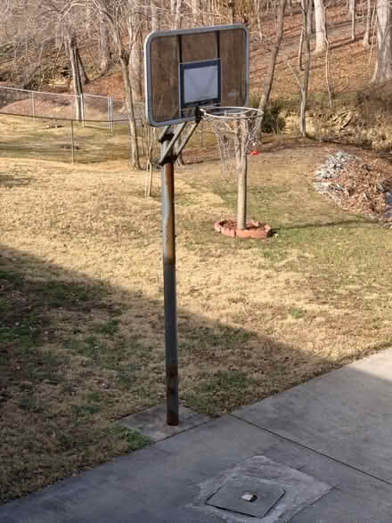 Photo of free Basketball hoop n pole (Winston-Salem) #1