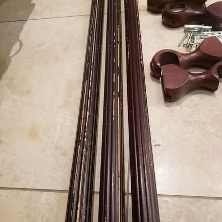 Photo of free Three Wood Curtain Rods (Novato) #1