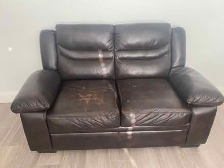 Photo of free 2 leather couches (Rathcoole) #2