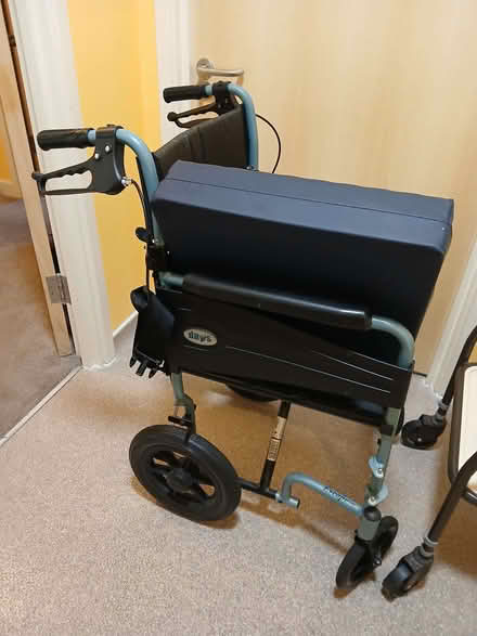 Photo of free Manual wheelchair/4 wheel rollator/dinner trolley/bathchair (The Delves WS5) #1