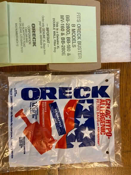 Photo of free Filter bags for Oreck hand held vacuum cleaner. (Six Ways AL8) #1