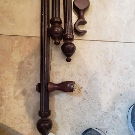 Photo of free Three Wood Curtain Rods (Novato) #3