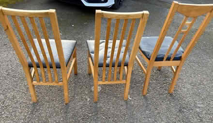 Photo of free 3 Wooden Chairs for upcycling (Dilwyn HR4) #3