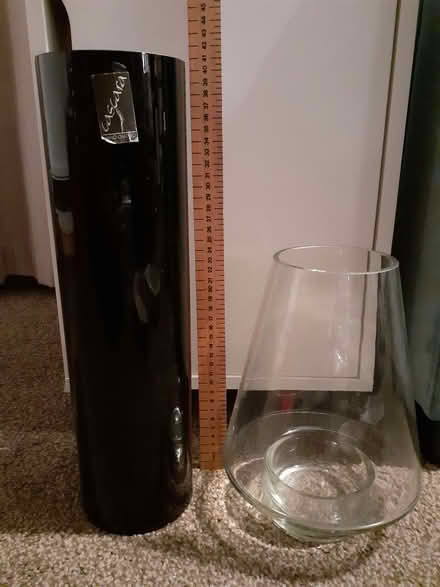 Photo of free 2 Large Glass vases (Llangefni LL77) #1