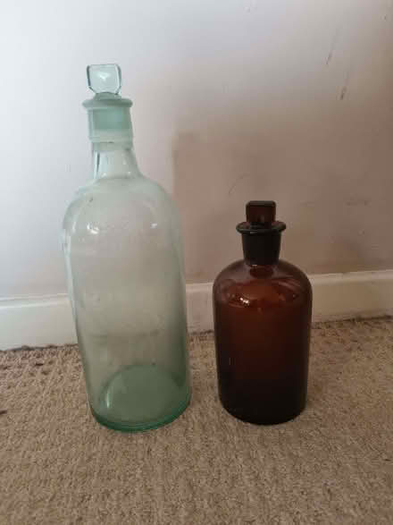 Photo of free Vintage apothecary type bottles (Lewes BN7) #1