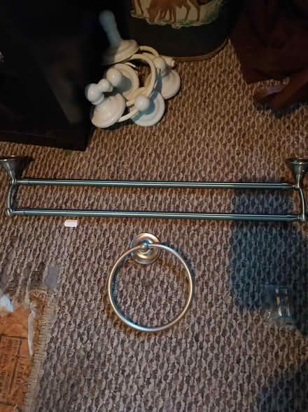 Photo of free Bathroom sinks/towel racks (East of Ponder /FM 2449) #1