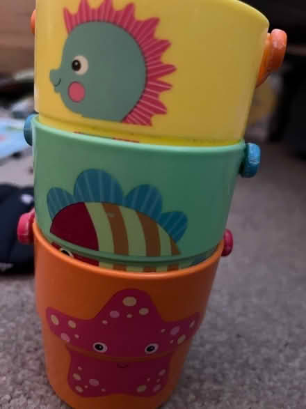 Photo of free Bath toy buckets (Peachcroft OX14) #1