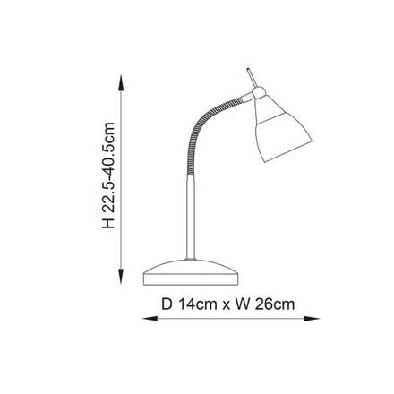 Photo of free Abell 40cm Antique Brass Desk Lamp (Kendal LA9) #2